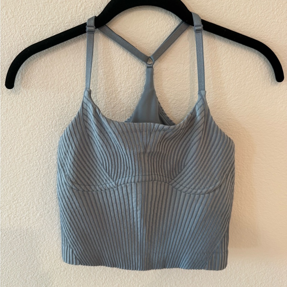 Lululemon Ribbed Cropped Sports Tank